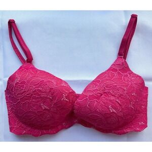 Victoria's Secret Very Sexy Secret Embrace Pink Push Up Bra 36D